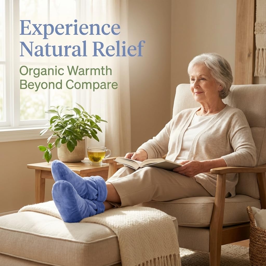 Comfort Booties for Stress & Aches Relief with 12 Herbs,  Winter Booties