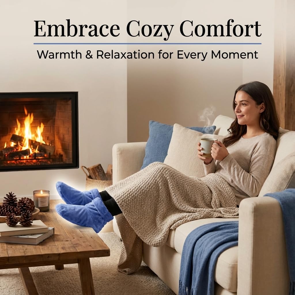 Comfort Booties for Stress & Aches Relief with 12 Herbs,  Winter Booties