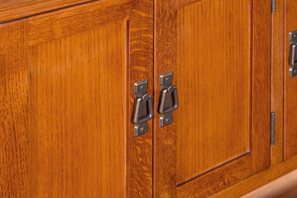 Mission Quarter Sawn Oak 72" TV Stand - Michael's Cherry (MC-A)