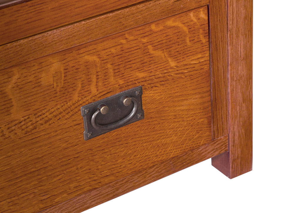 Mission Quarter Sawn Oak 72" TV Stand - Michael's Cherry (MC-A)